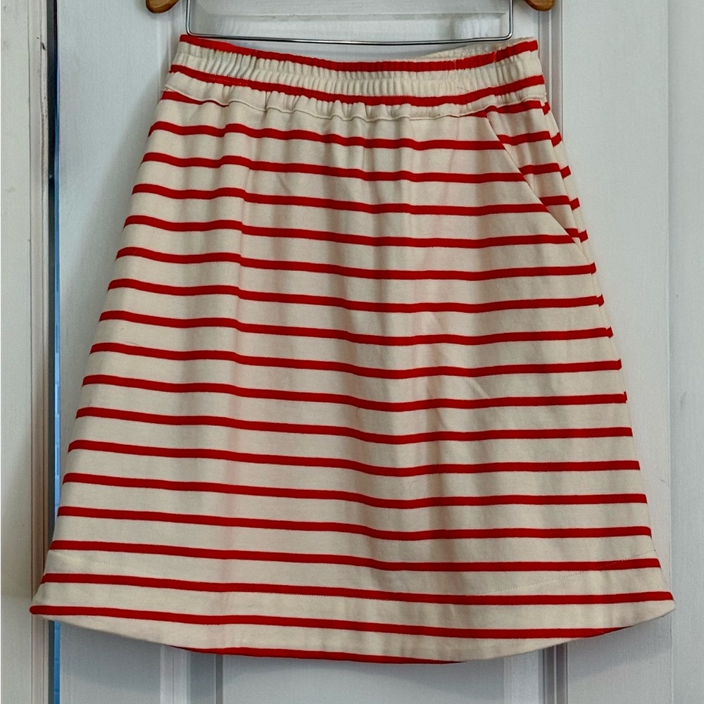 BURU Everyday Mini-Tangerine Stripe  Knit